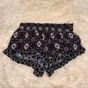 Flowy shorts with boho style